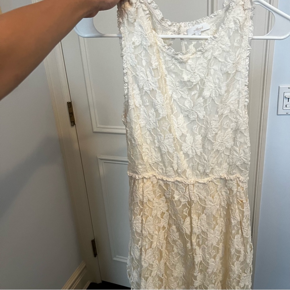 Wilfred Cream Lace dress